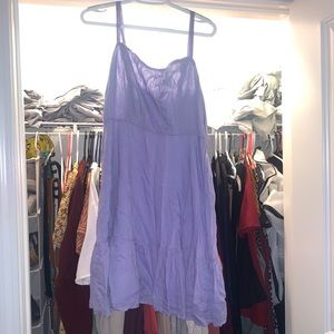 Periwinkle Linen Dress